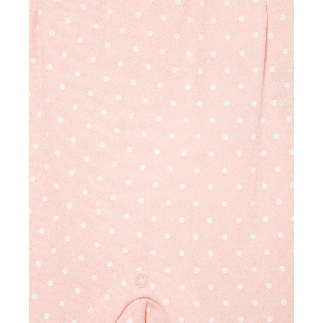 dots infant jumpsuit and hat