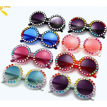 Color Diamond Sunglasses PEEK A BOO