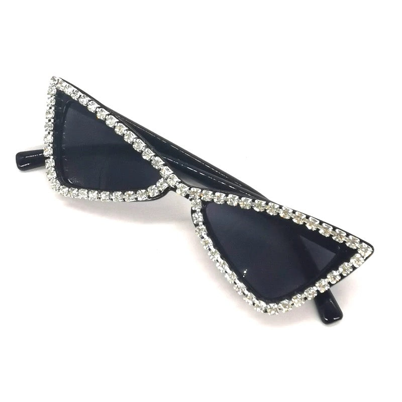 Cat Rhinestone Sunglasses PEEK A BOO
