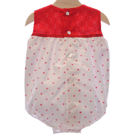 DOTTED ROMPER PEEK A BOO