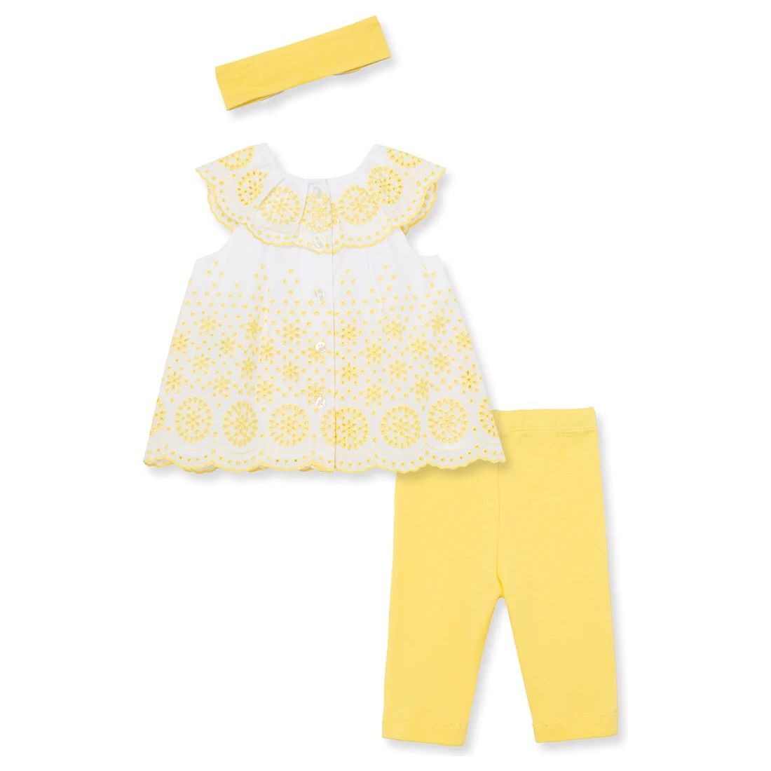 Sunny Eyelet Woven Infant Tunic Set
