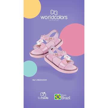 Mini Glitter Pink Sandal PEEK A BOO