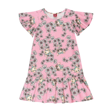 Floral Dog Dress PEEK A BOO