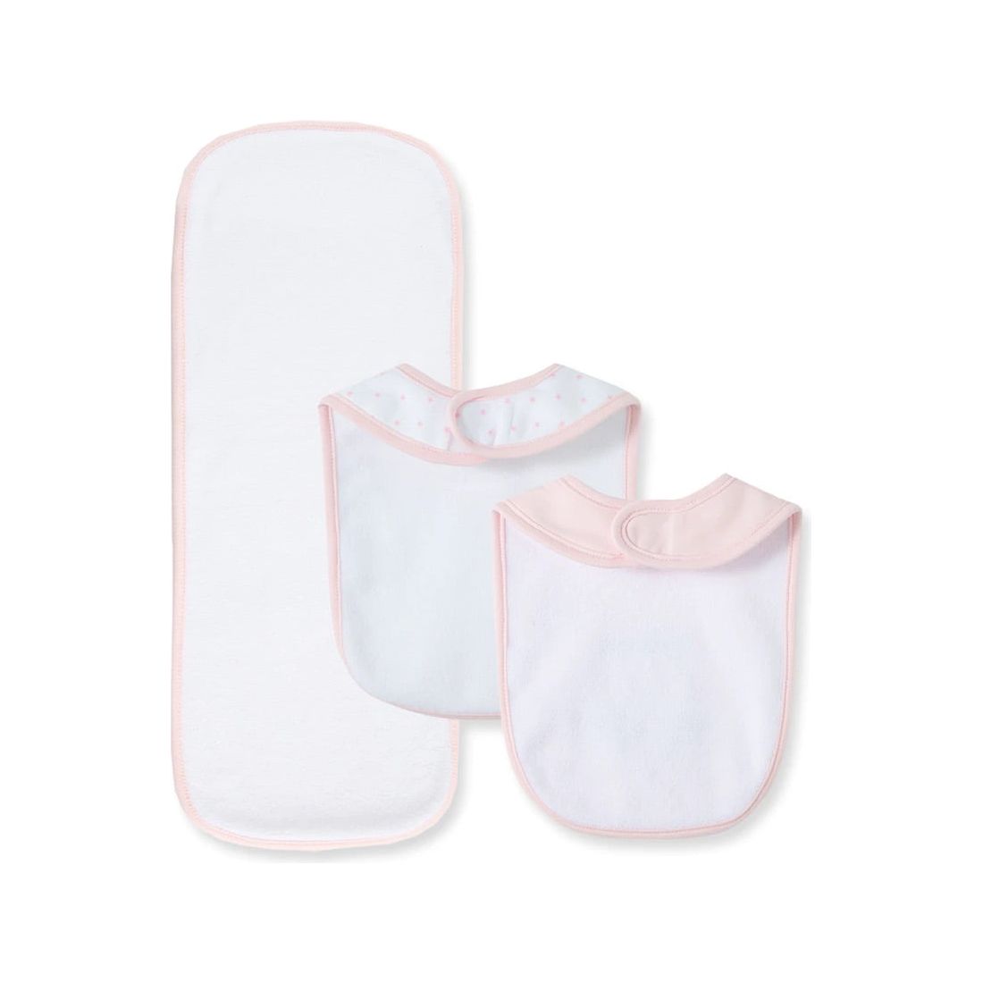 Pink Welcome To The World Bib & Burp Set