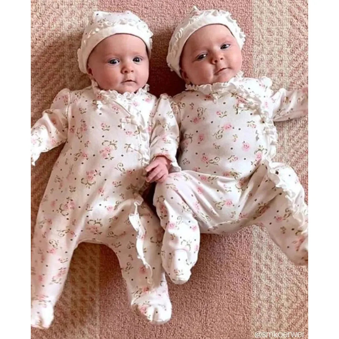 vintage rose footed set