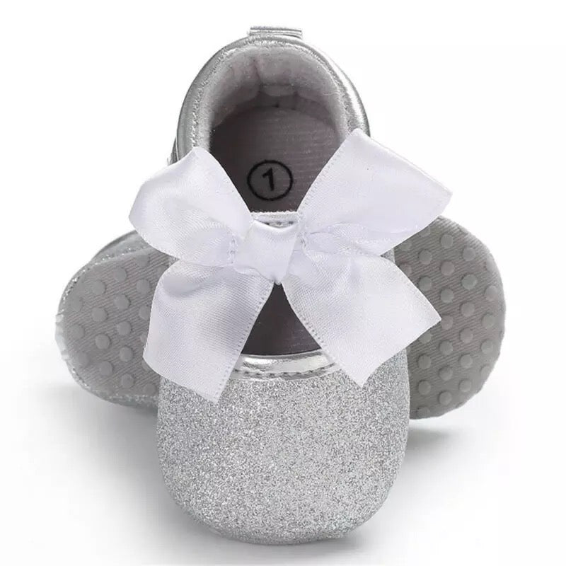 glitter baby first walkers