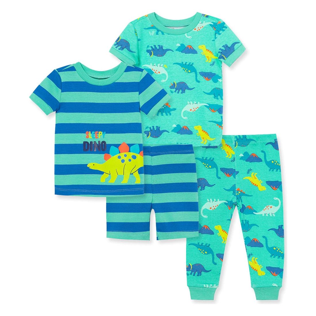 dino toddler 4-piece pajama set