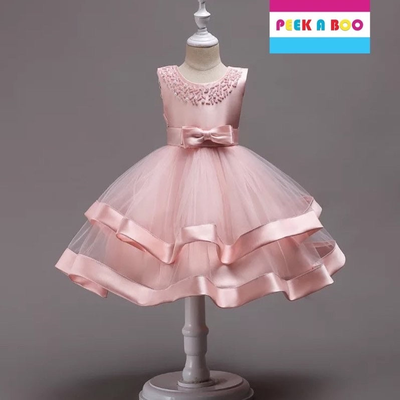 Rose Pearls Dress PEEK A BOO