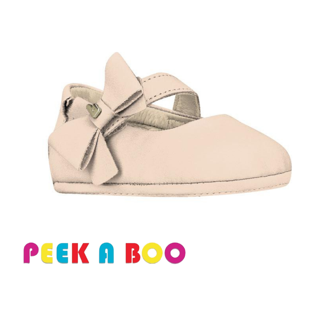 Bibi Champagne Ballerinas PEEK A BOO