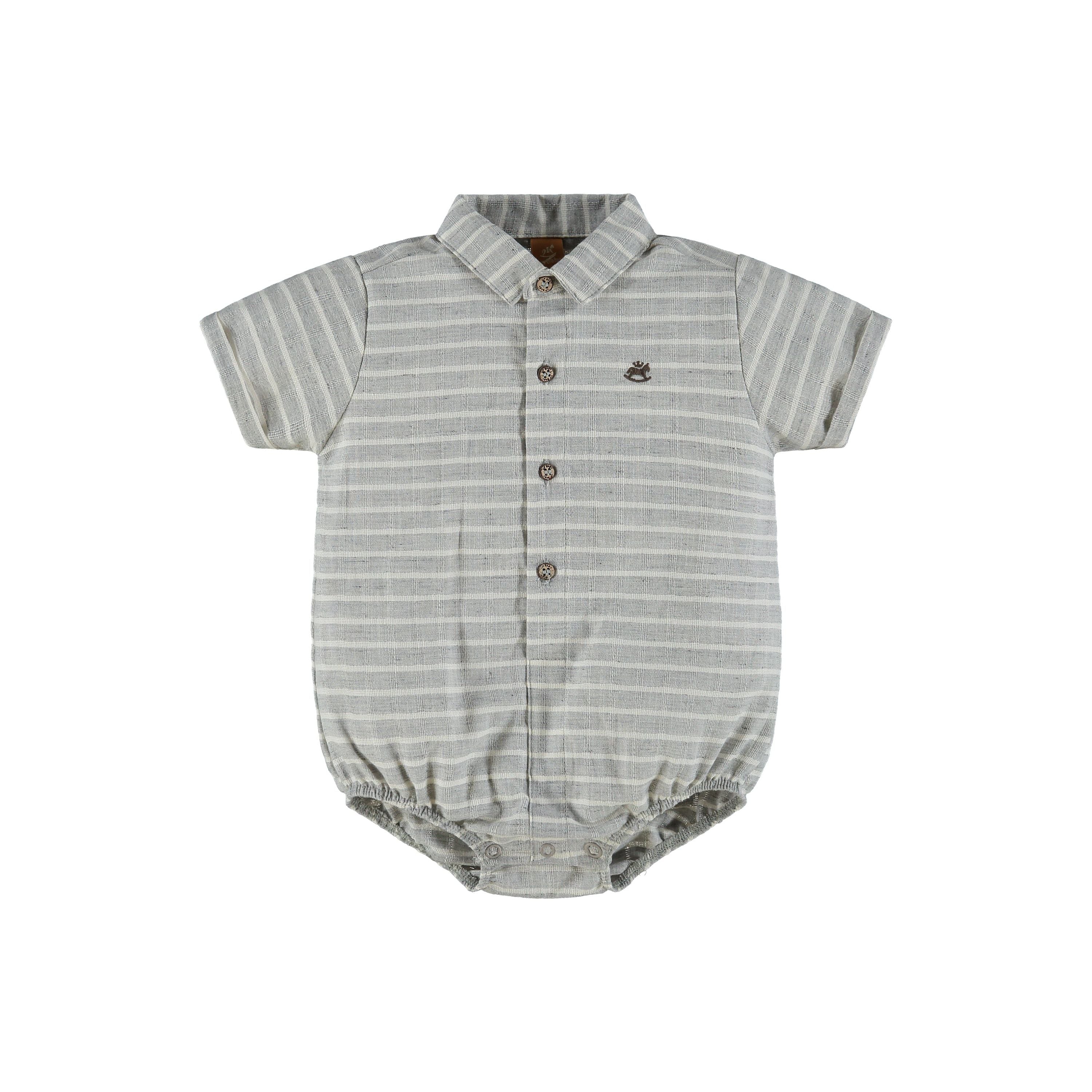 Boy’s Woven Bodysuit