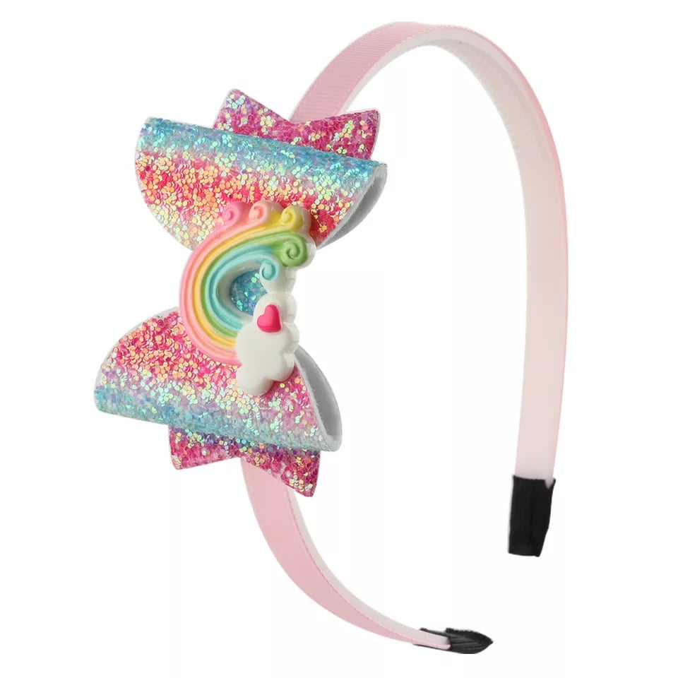 glitter headband