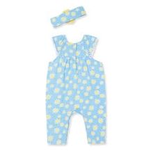 daisy jumpsuit and headband
