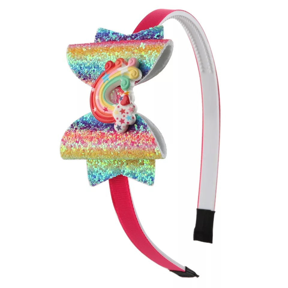 glitter headband