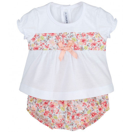 GIRLS T-SHIRT AND KNICKERS PEEK A BOO