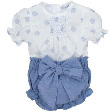 GIRLS T-SHIRT AND KNICKERS PEEK A BOO