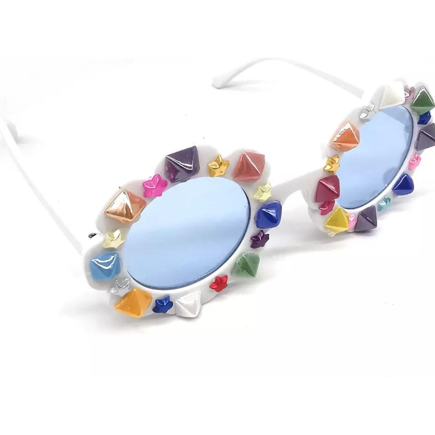 rainbow sunglasses peek a boo