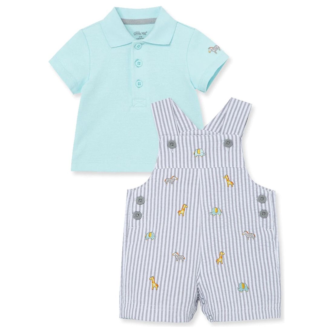 safari woven shortall set