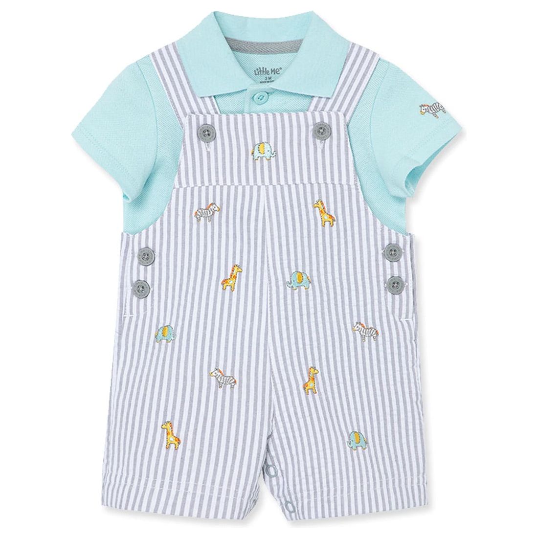 safari woven shortall set