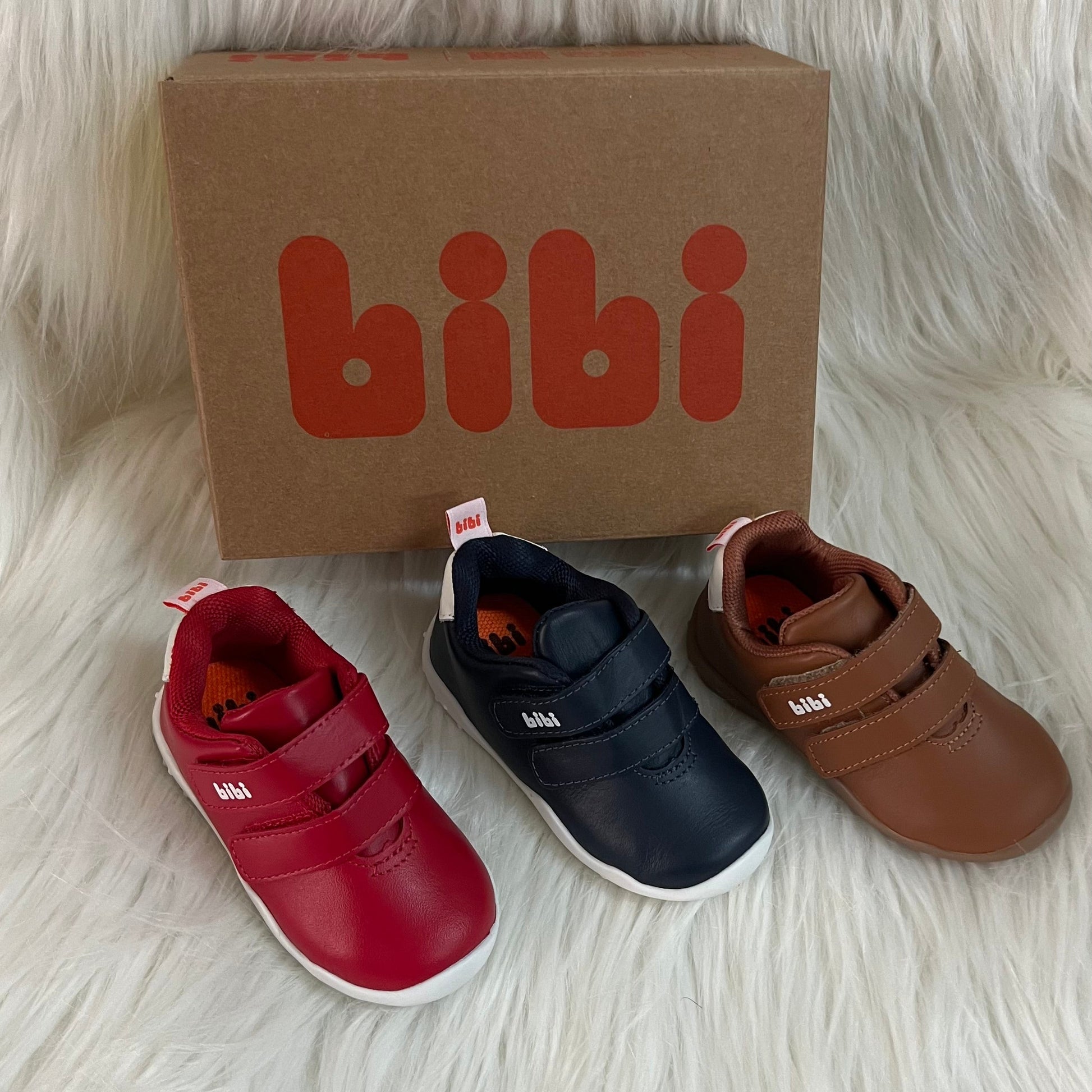 Bibi Leather Two Velcro Strap PEEK A BOO