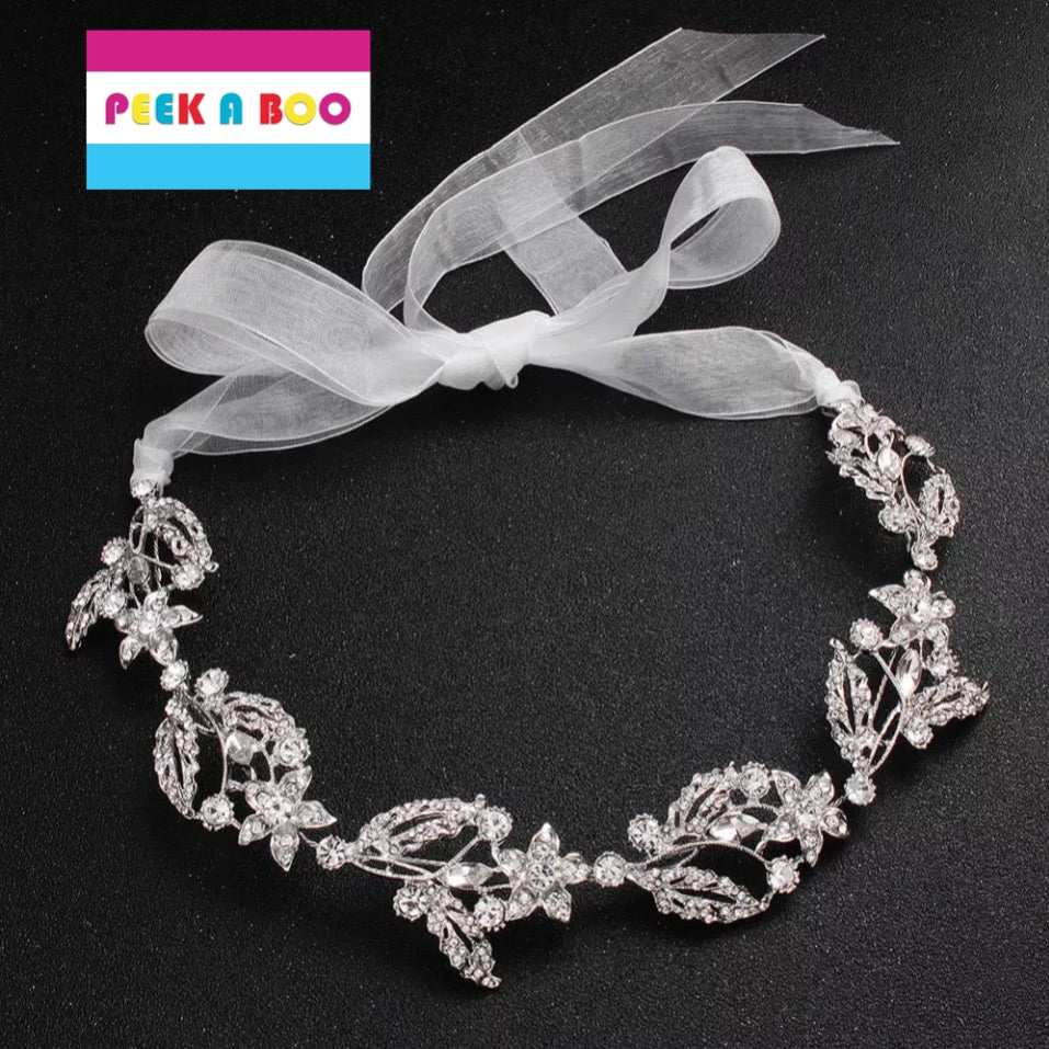 handmade beauty crystal headband