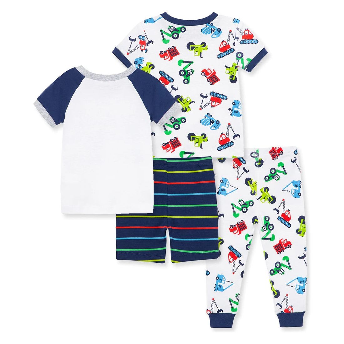 construction toddler 4-piece pajama set