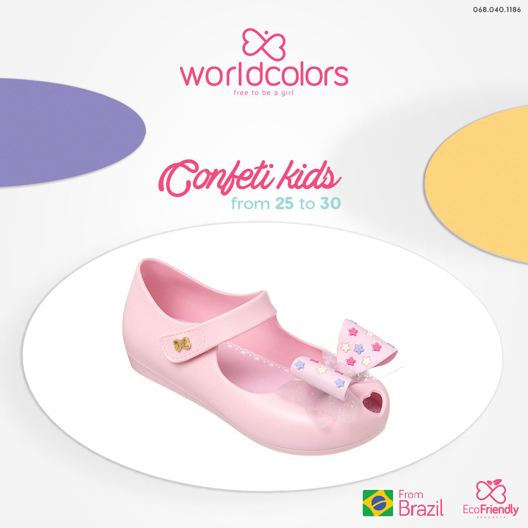 world colors confetti rose