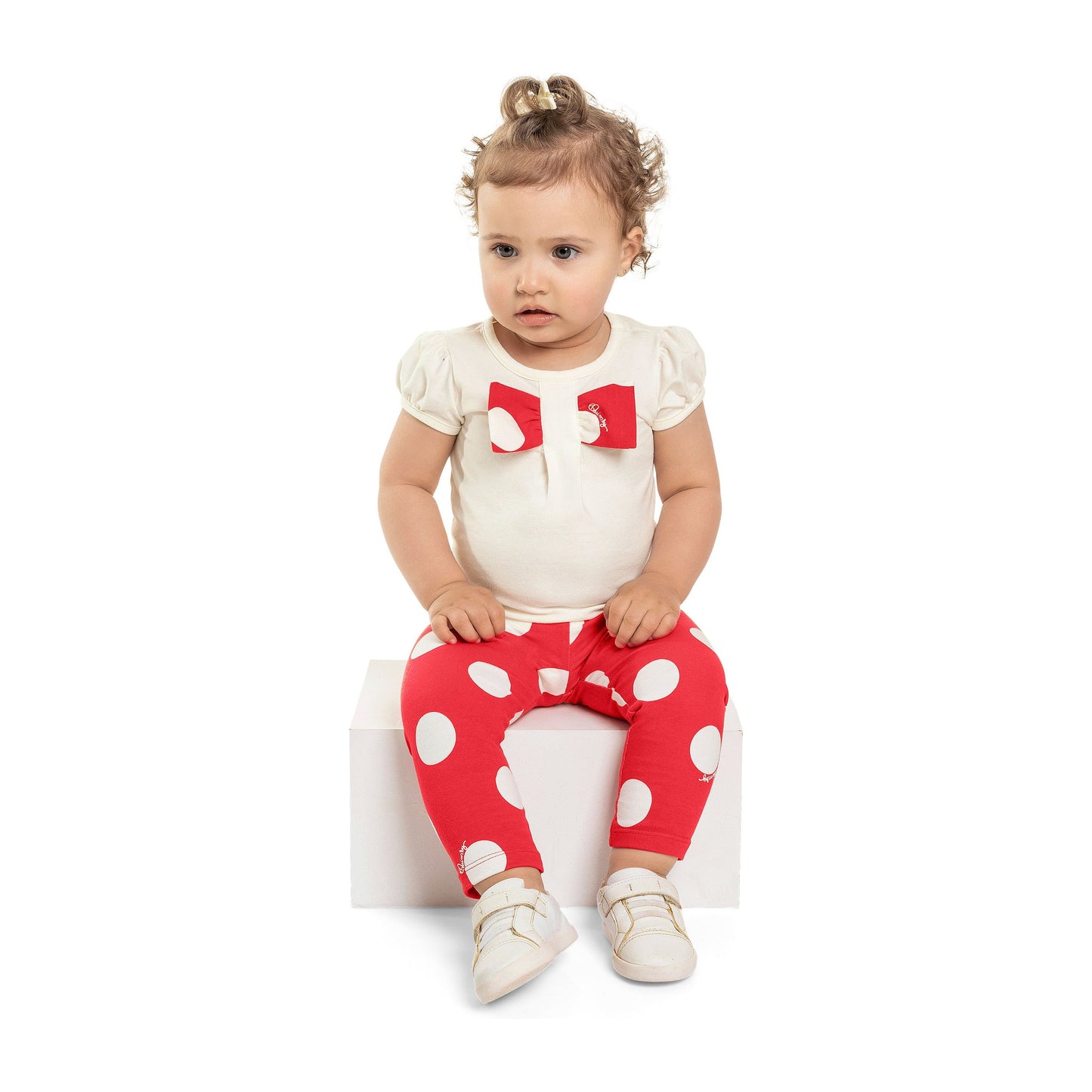 polka dots onesie