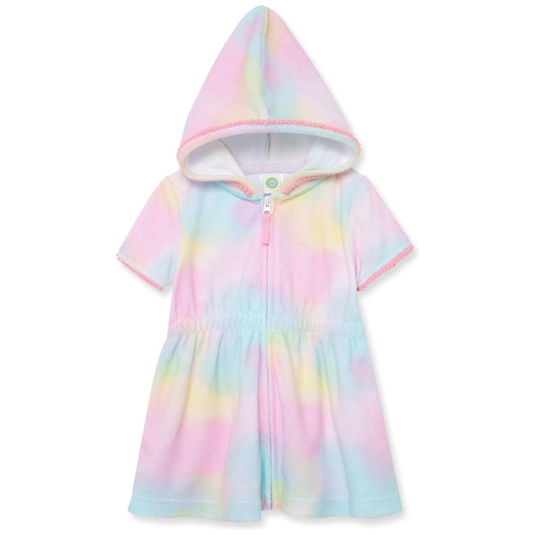 tie dye toddler swim cover up