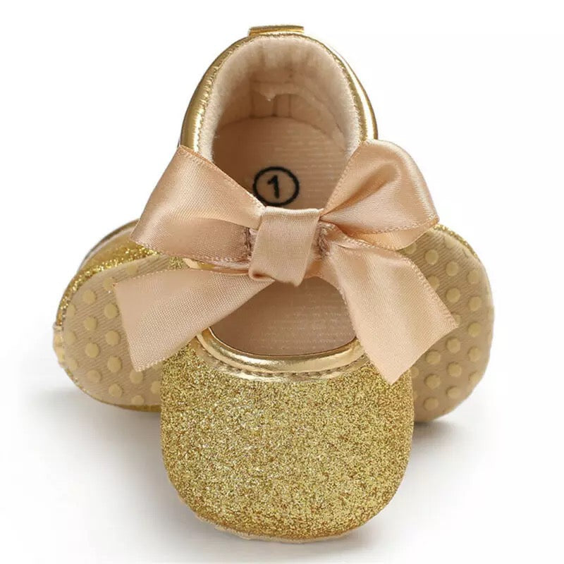 glitter baby first walkers
