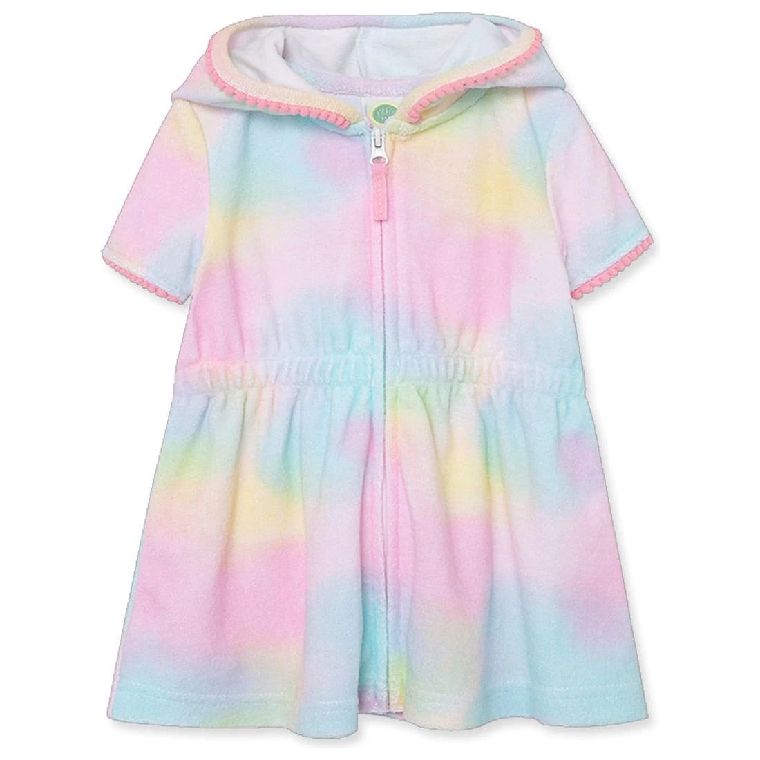 tie dye toddler swim cover up
