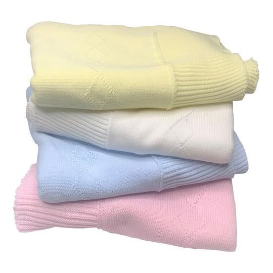 Jackie Knitted Blanket PEEK A BOO