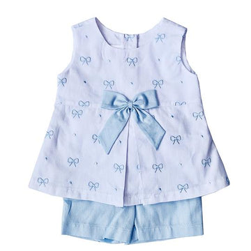 Karela Blue Pique Lyanne Set