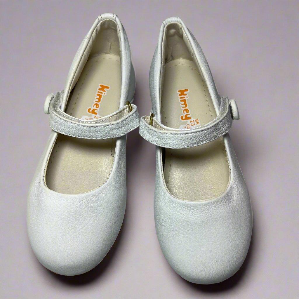 White Ballerinas PEEK A BOO