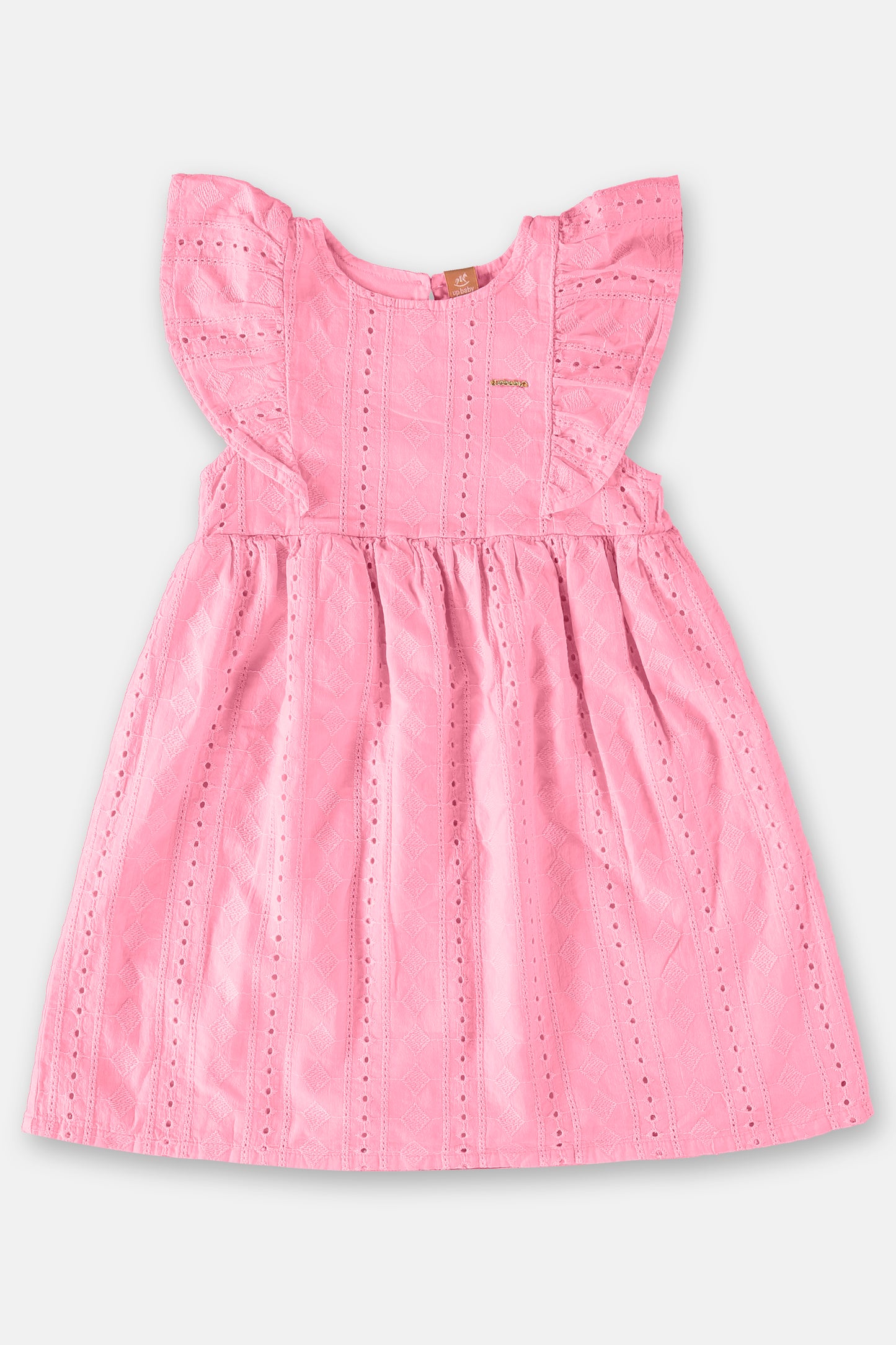 pink laise dress