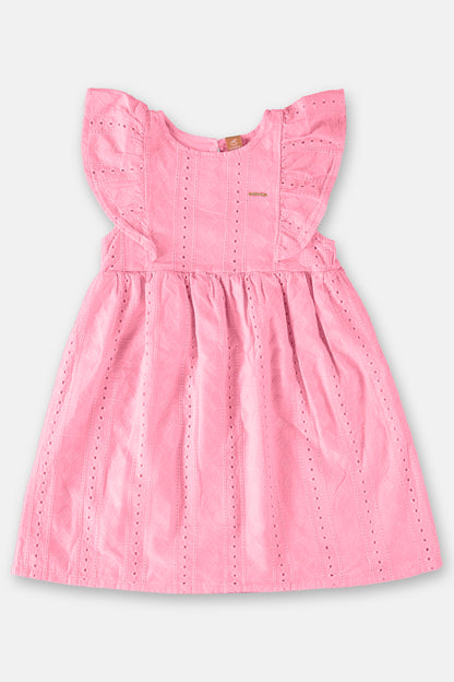 Pink laise dress