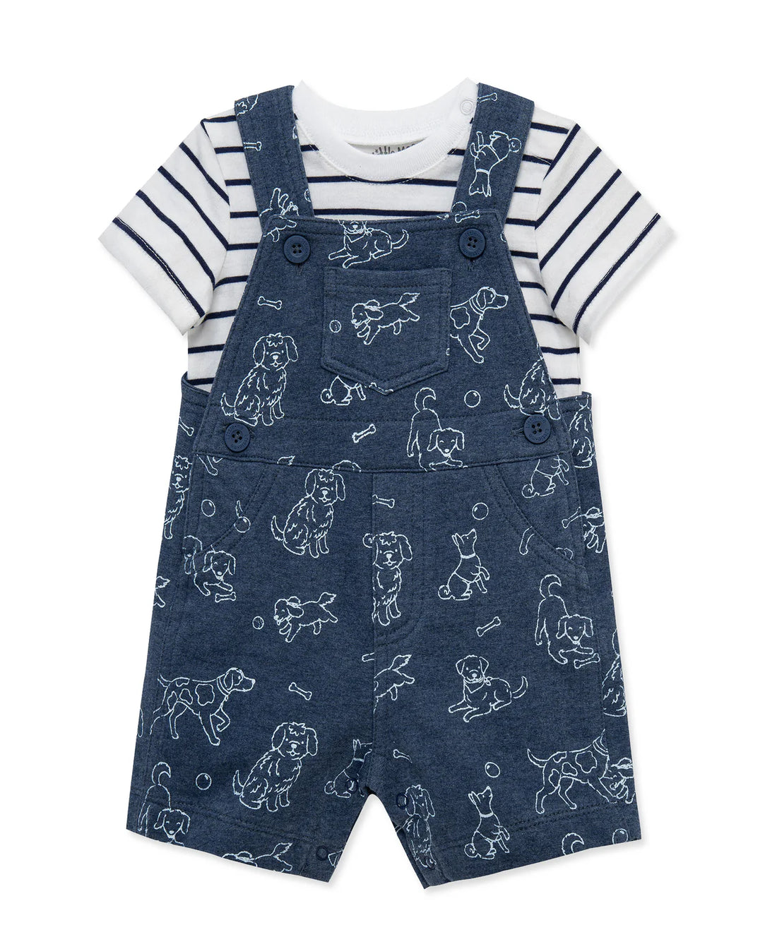 Infant Puppies Shortall Set Little Me