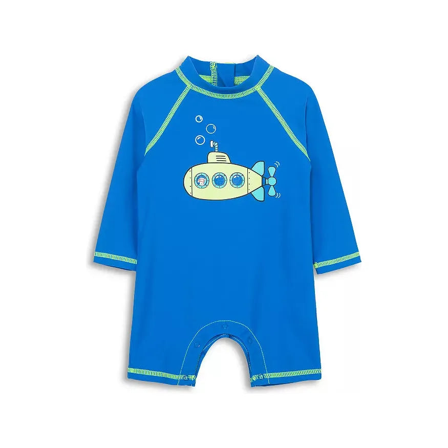 Submarine Long Sleeve Rashguard Swimsuit