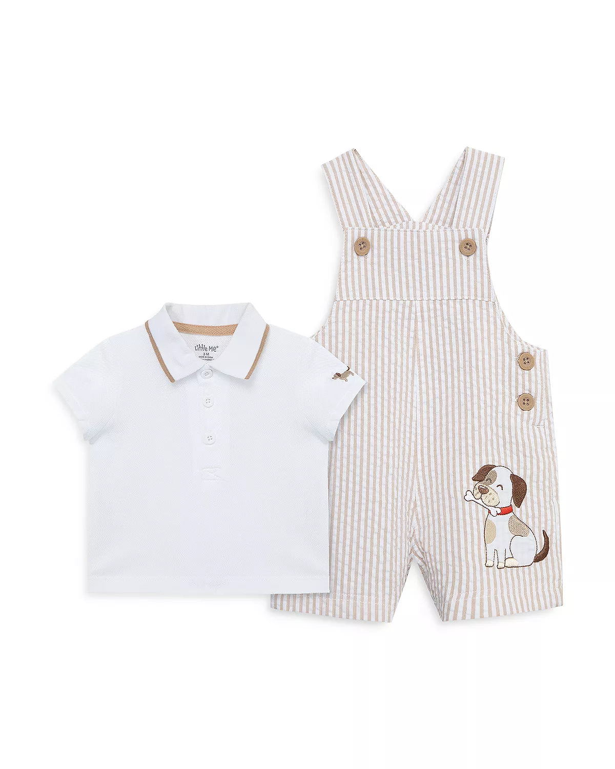 puppy shortall set - baby