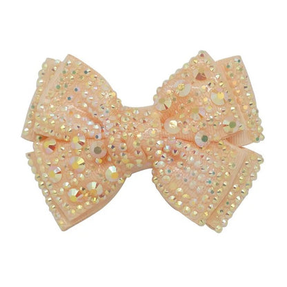 4" Rhinestone Hair Bow