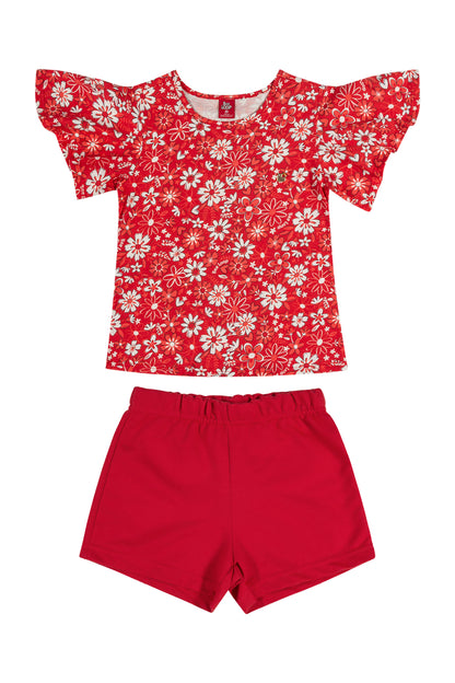 Red Flowers Set