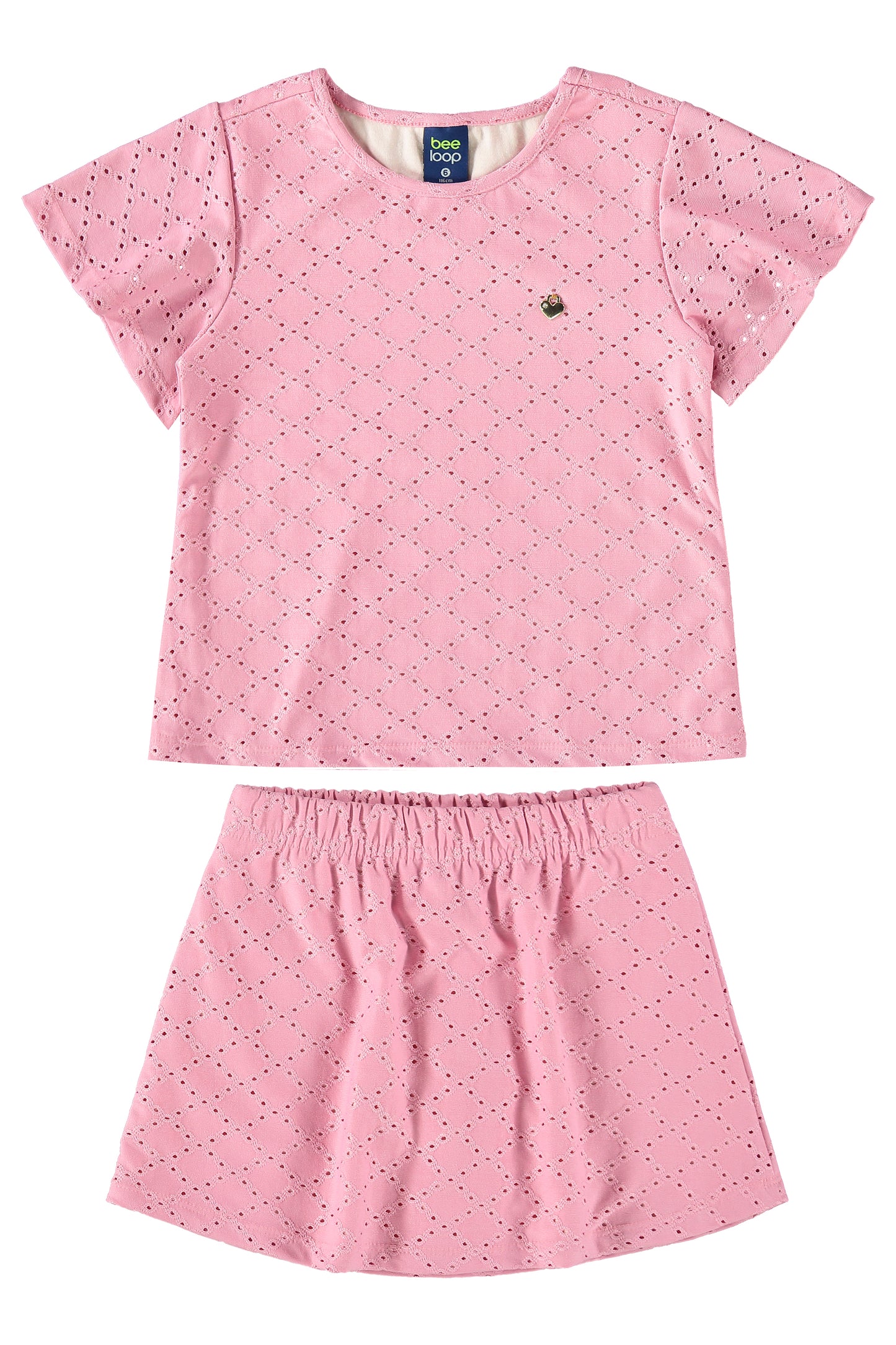 pink laise set