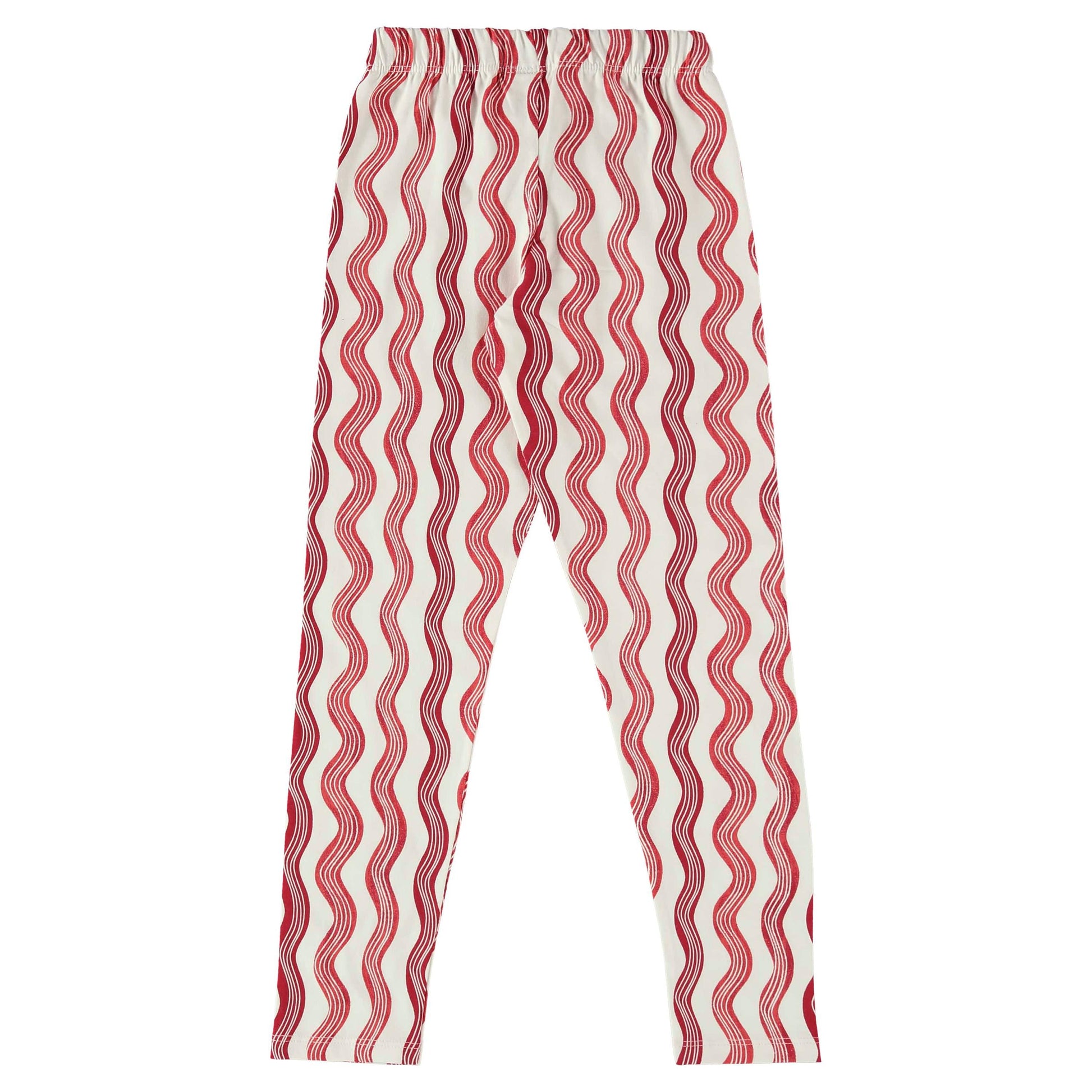 Red Stipes Leggins PEEK A BOO