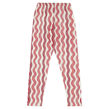 Red Stipes Leggins PEEK A BOO