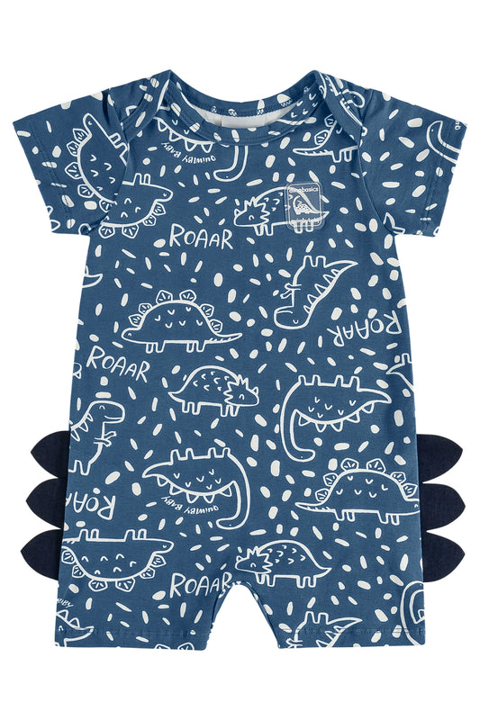 Blue Dino Romper