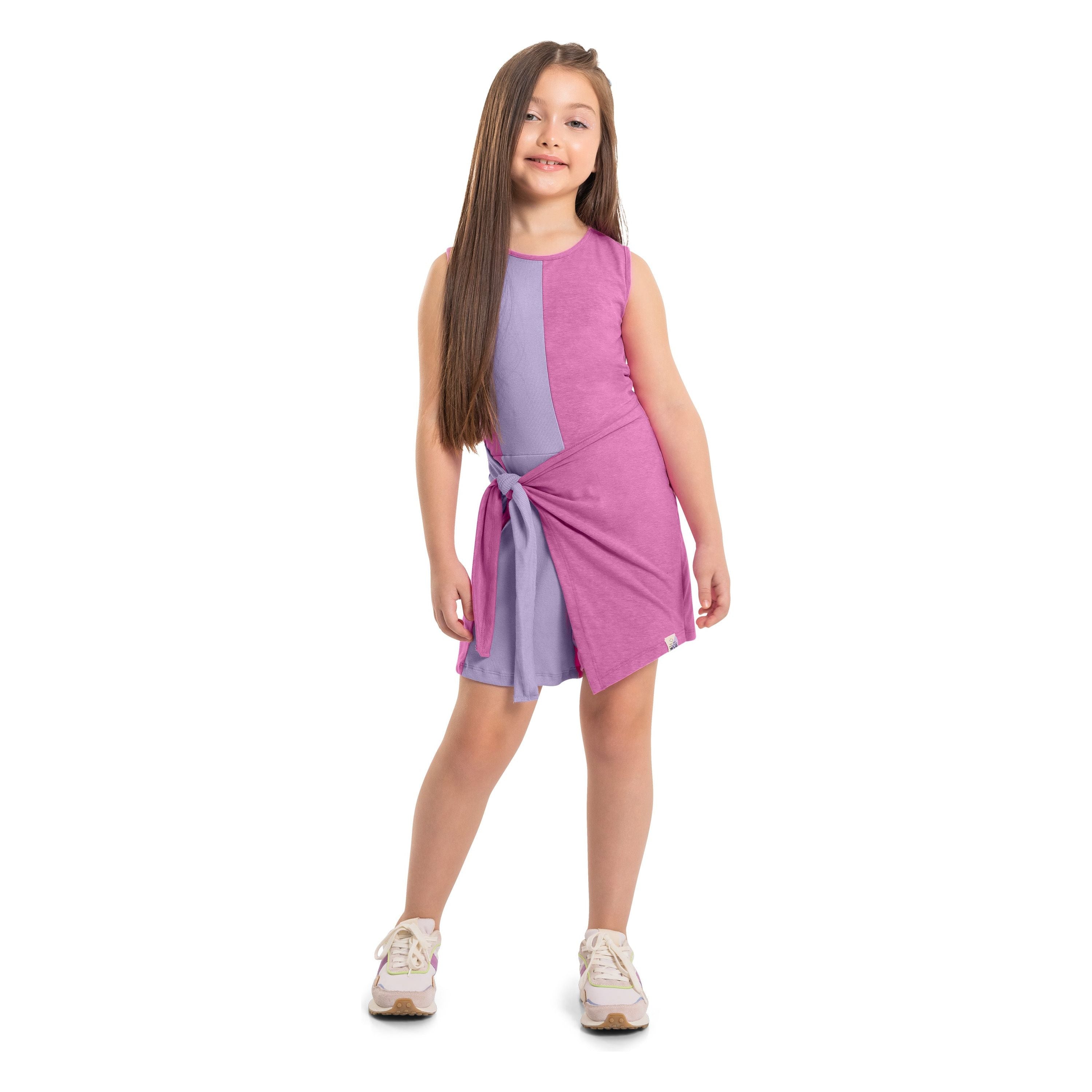 Pink ribbed romper PEEK A BOO
