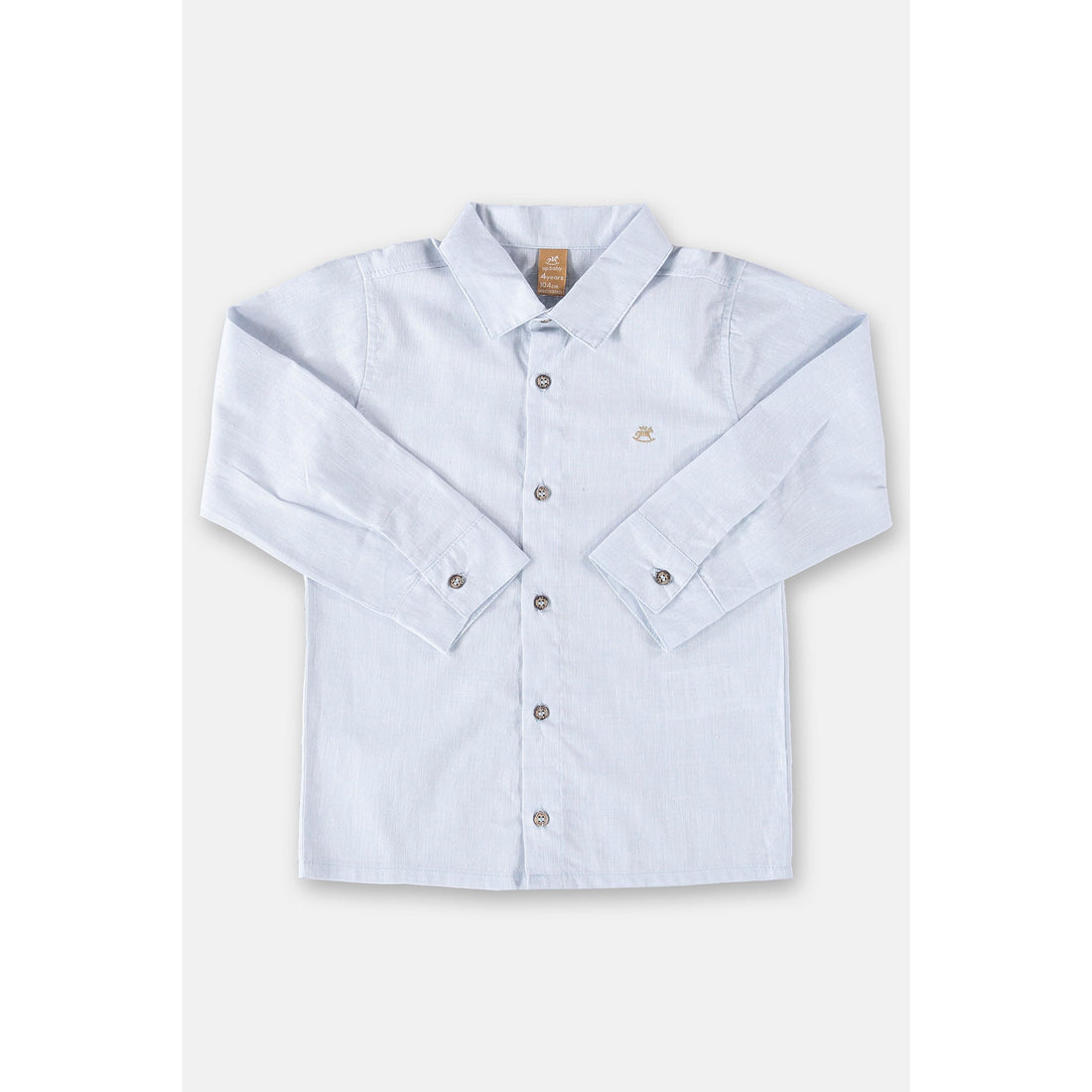 Light Blue - Woven shirt PEEK A BOO