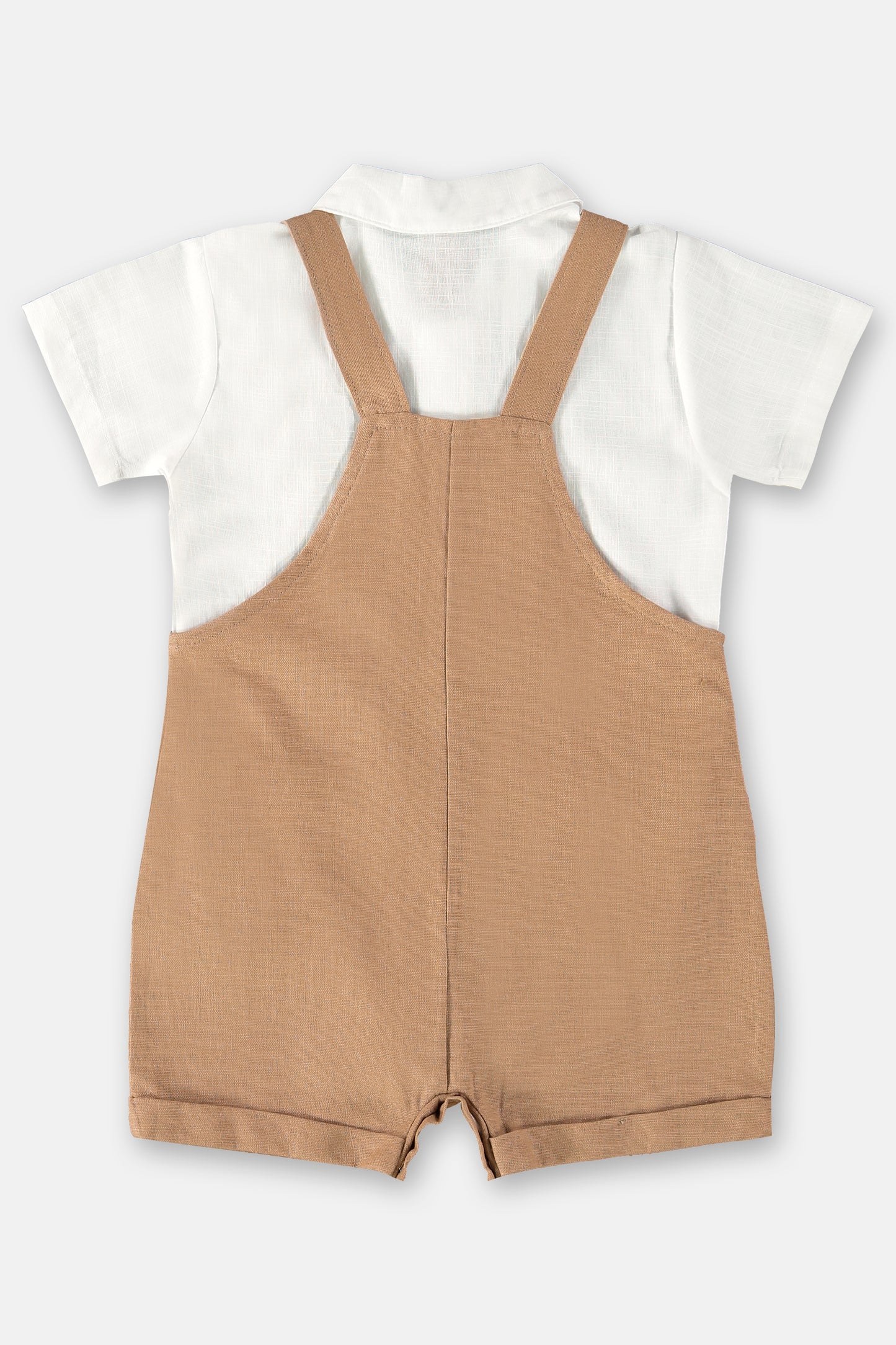 boys set - linen overalls