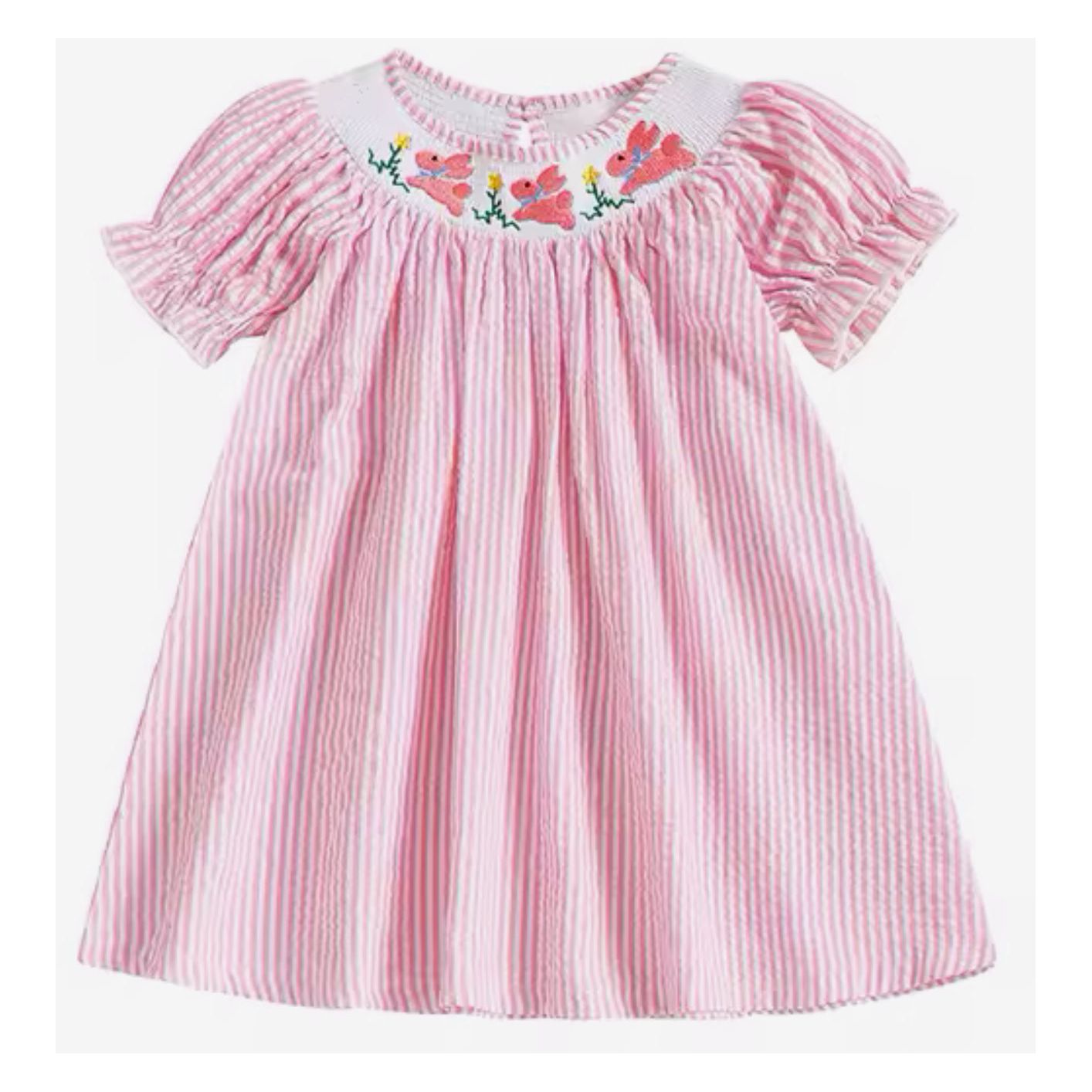 Pink Girl Easter Dress PEEK A BOO