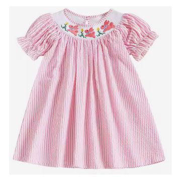 Pink Girl Easter Dress PEEK A BOO