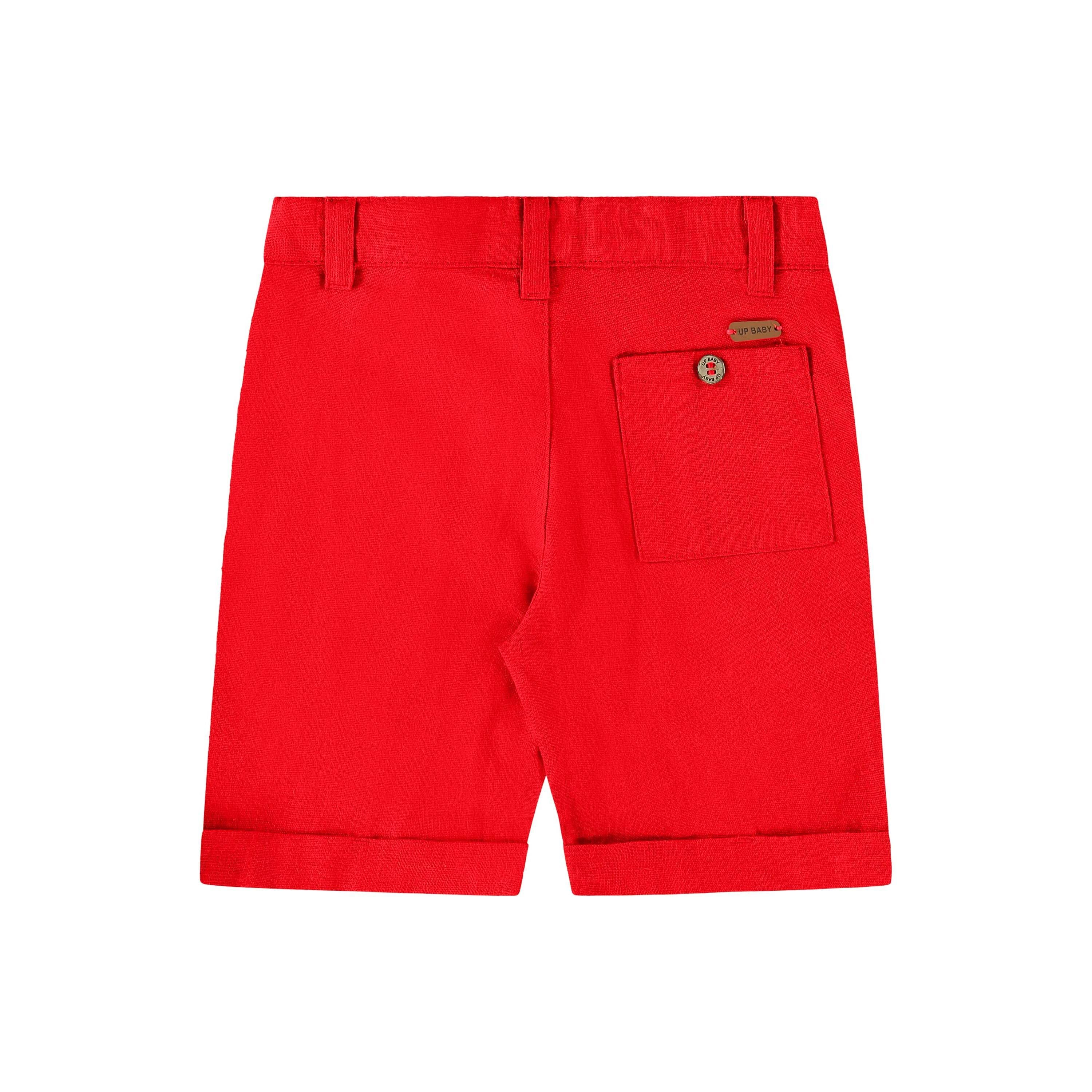Linen bermuda